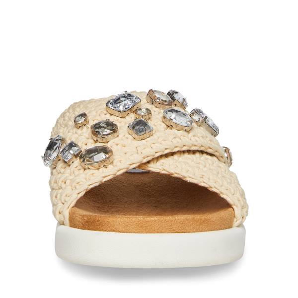 Steve Madden Amandy Natural Sandalet Kadın Bej Rengi Renkli | SM-318WN