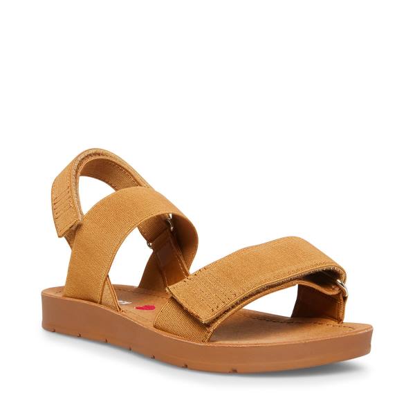 Steve Madden Apasquel Tan Sandalet Çocuk Kahverengi | SM-690DA