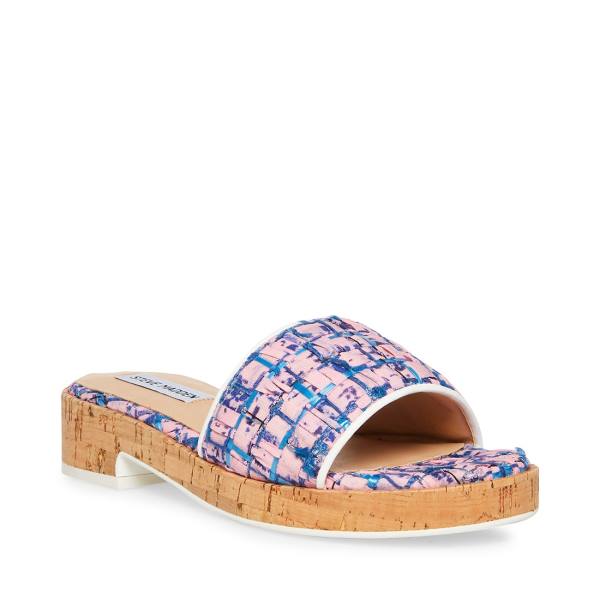 Steve Madden Aria Sandalet Kadın Pembe Renkli | SM-286SO