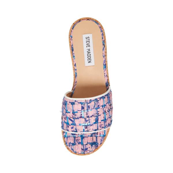 Steve Madden Aria Sandalet Kadın Pembe Renkli | SM-286SO