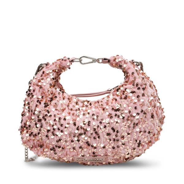 Steve Madden Bbrenda Sequins Blush Çapraz Askılı Çanta Kadın Pembe | SM-947HV