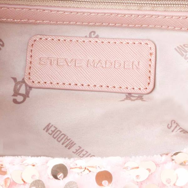 Steve Madden Bbrenda Sequins Blush Çapraz Askılı Çanta Kadın Pembe | SM-947HV