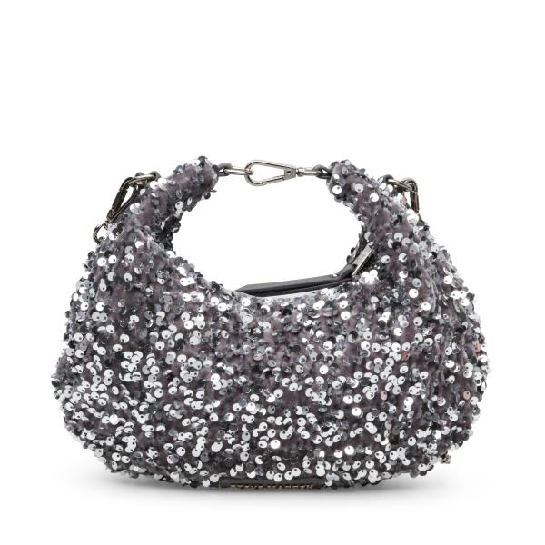 Steve Madden Bbrenda Sequins Çapraz Askılı Çanta Kadın Gümüş | SM-059OZ