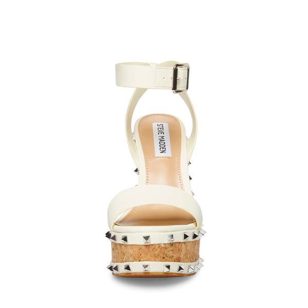 Steve Madden Behati Bone Sandalet Kadın Bej Rengi | SM-308NL