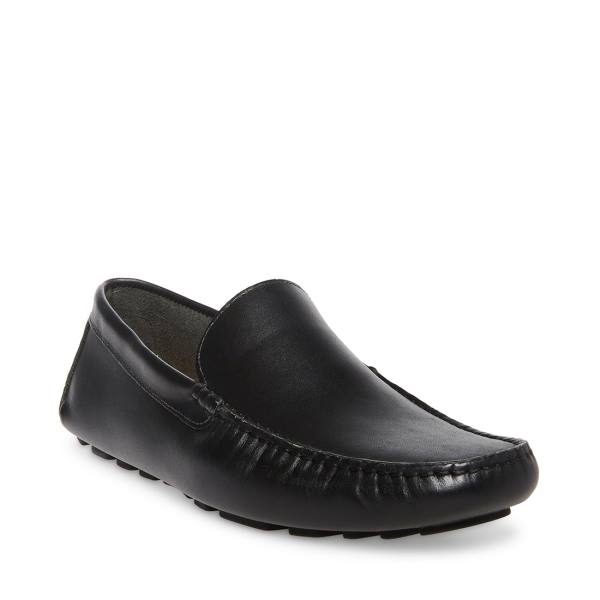 Steve Madden Bergamo Deri Loafer Ayakkabı Erkek Siyah | SM-694XT