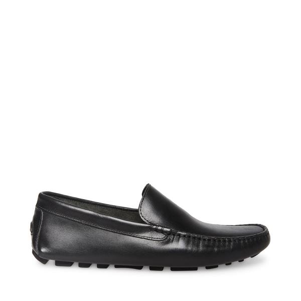 Steve Madden Bergamo Deri Loafer Ayakkabı Erkek Siyah | SM-694XT