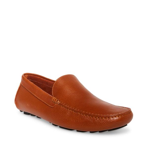 Steve Madden Bergamo Tan Deri Loafer Ayakkabı Erkek Kahverengi | SM-923KT