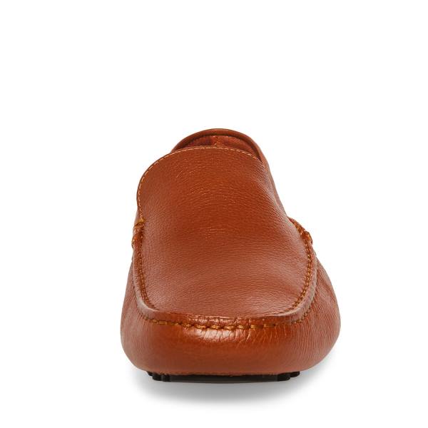 Steve Madden Bergamo Tan Deri Loafer Ayakkabı Erkek Kahverengi | SM-923KT