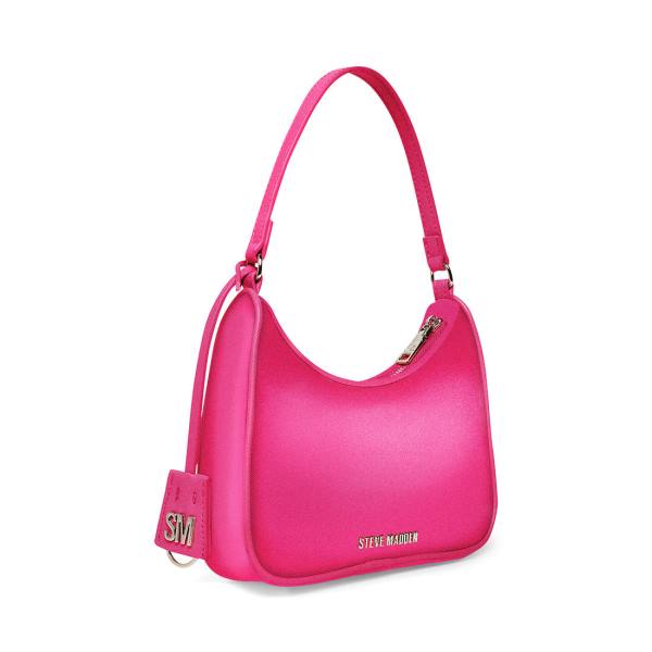 Steve Madden Bpaula Satin Omuz Çantası Kadın Pembe | SM-465NE