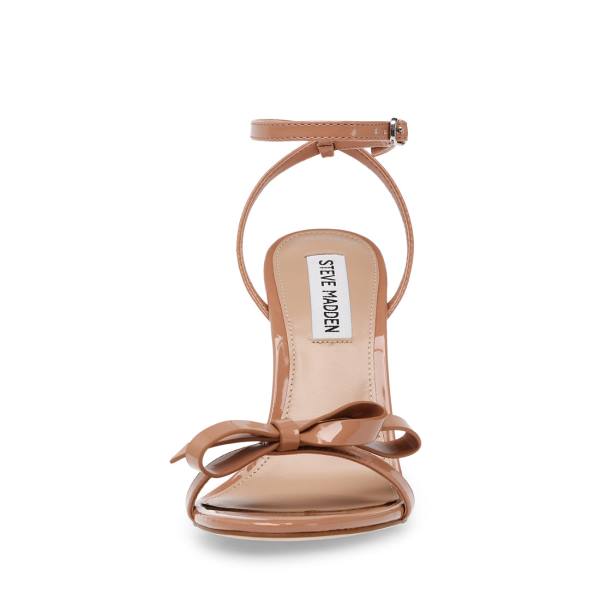 Steve Madden Bradshaw Blush Rugan Heel Topuklu Ayakkabı Kadın Koyu Pembe | SM-412DW