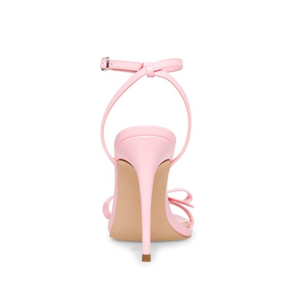 Steve Madden Bradshaw Rugan Heel Topuklu Ayakkabı Kadın Pembe | SM-796XD