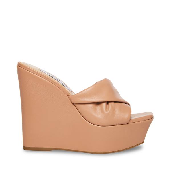 Steve Madden Brianna Tan Deri Sandalet Kadın Kahverengi | SM-296UE