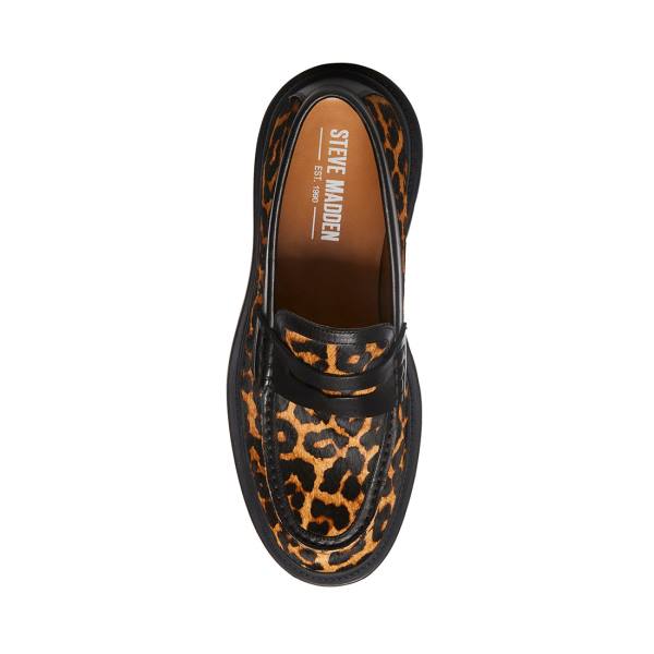 Steve Madden Charles Leopard Loafer Ayakkabı Erkek Leopar | SM-198FC