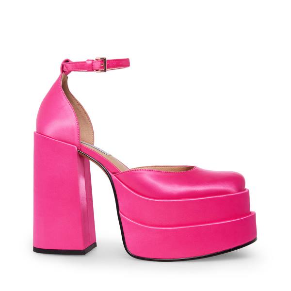 Steve Madden Charlize Satin Heel Topuklu Ayakkabı Kadın Pembe | SM-091LV