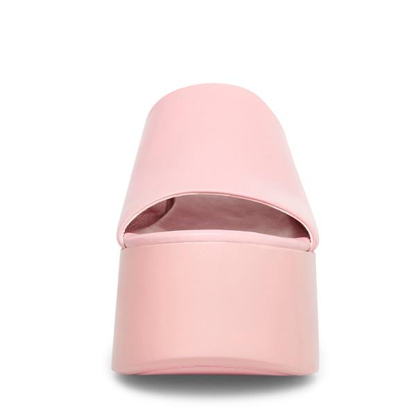 Steve Madden Christa Deri Sandalet Kadın Pembe | SM-860CK