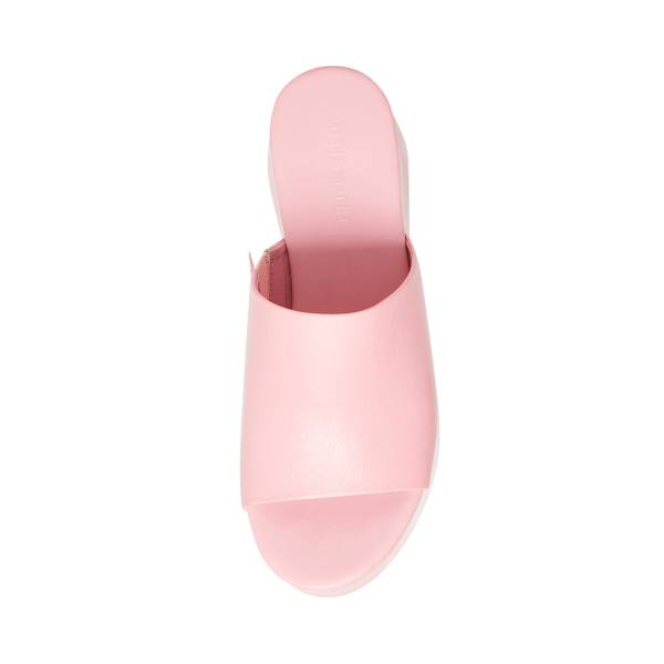 Steve Madden Christa Deri Sandalet Kadın Pembe | SM-860CK