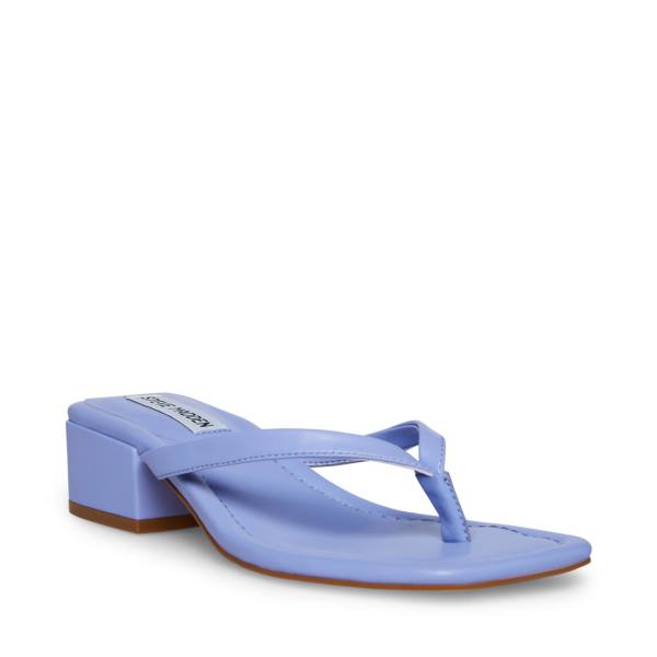 Steve Madden Claudette Periwinkle Sandalet Kadın Mavi | SM-793YD