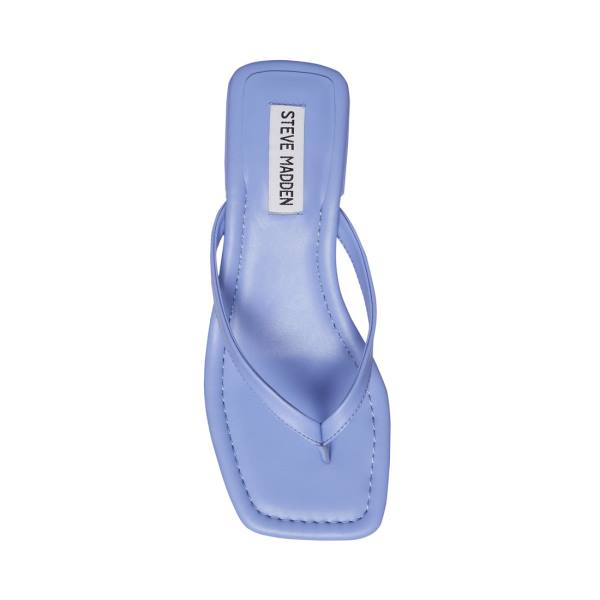 Steve Madden Claudette Periwinkle Sandalet Kadın Mavi | SM-793YD