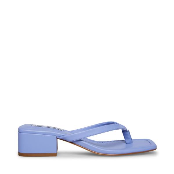 Steve Madden Claudette Periwinkle Sandalet Kadın Mavi | SM-793YD