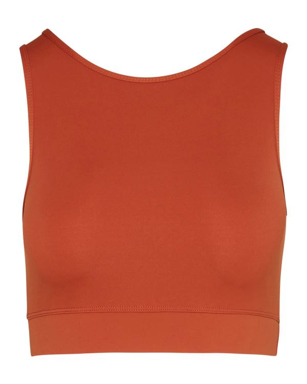 Steve Madden Cropped Active Tank Üstler Kadın Kahverengi | SM-287UH