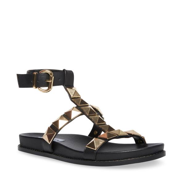 Steve Madden Daft Sandalet Kadın Siyah | SM-598XQ