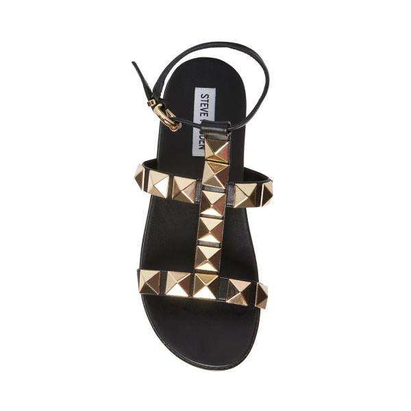 Steve Madden Daft Sandalet Kadın Siyah | SM-598XQ