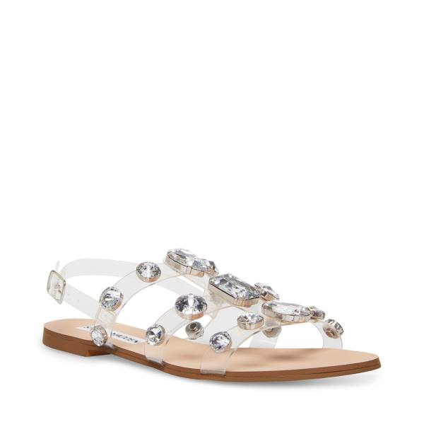 Steve Madden Dallace Sandalet Kadın Clear | SM-062YX