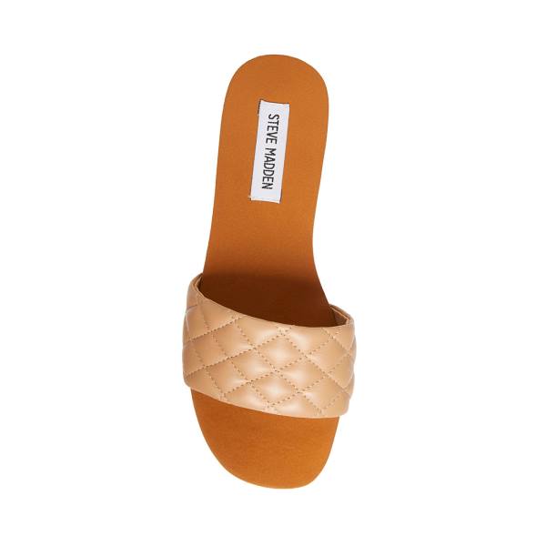 Steve Madden Damaris Natural Sandalet Kadın Bej Rengi | SM-238IW