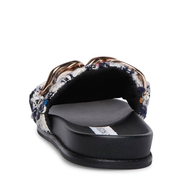 Steve Madden Delay Sandalet Kadın Lacivert Renkli | SM-062NT