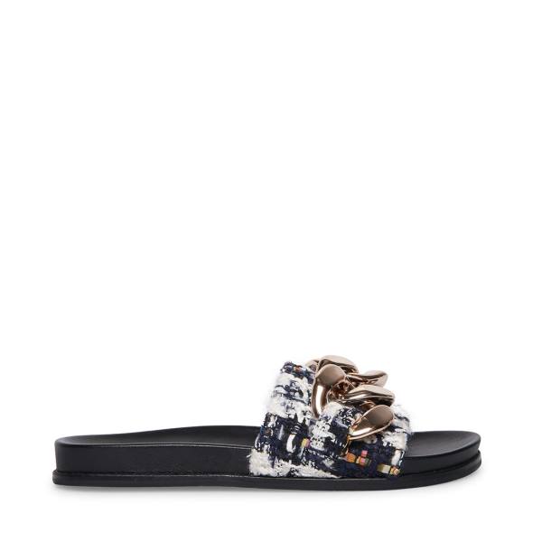 Steve Madden Delay Sandalet Kadın Lacivert Renkli | SM-062NT