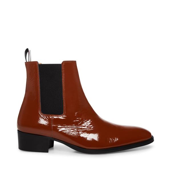 Steve Madden Dex-l Cognac Rugan Çizme Erkek Kahverengi | SM-470XK