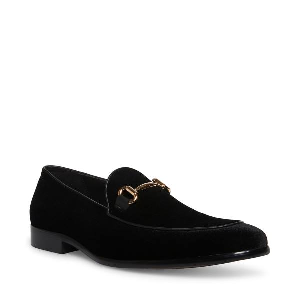 Steve Madden Diego-v Velvet Loafer Ayakkabı Erkek Siyah | SM-419SM