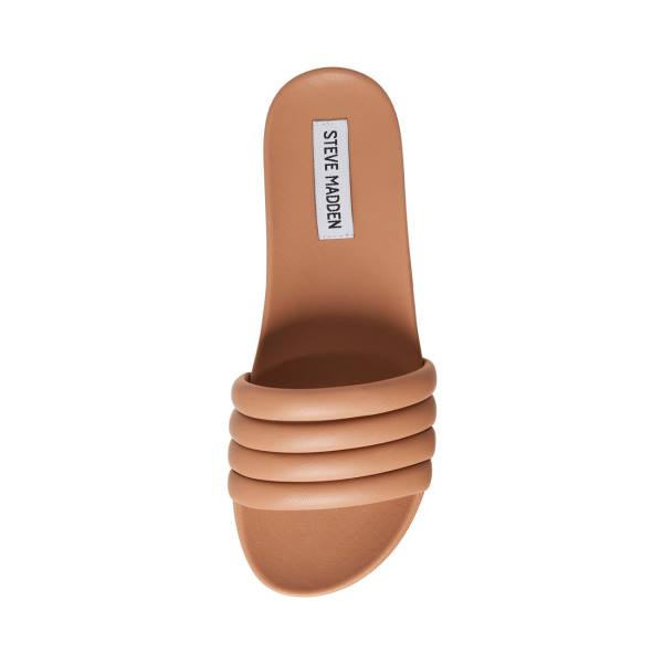 Steve Madden Drips Tan Sandalet Kadın Bej Rengi | SM-659VH