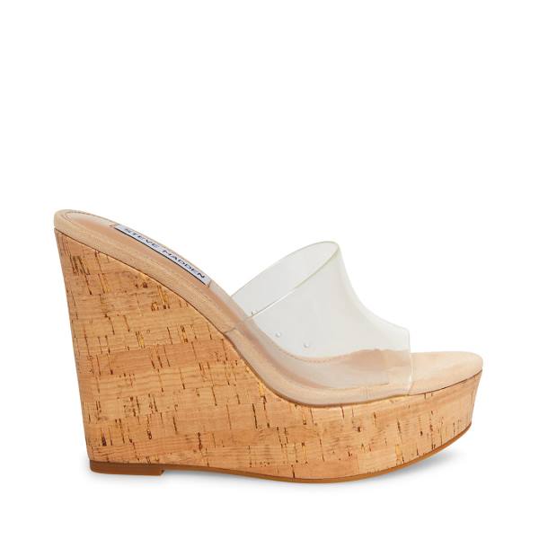 Steve Madden Elenora Sandalet Kadın Clear | SM-387DU