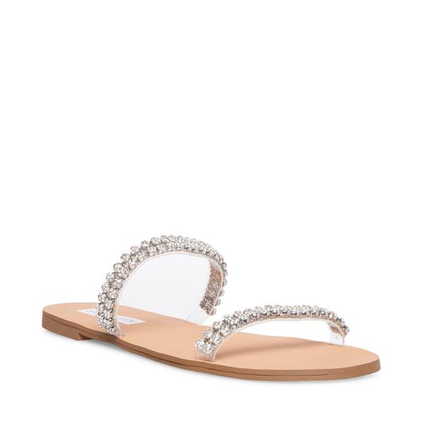 Steve Madden Felicia Sandalet Kadın Clear | SM-041JQ