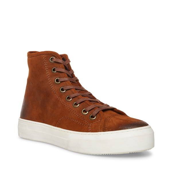 Steve Madden Forte Cognac Süet Spor Ayakkabı Erkek Kahverengi | SM-928GR