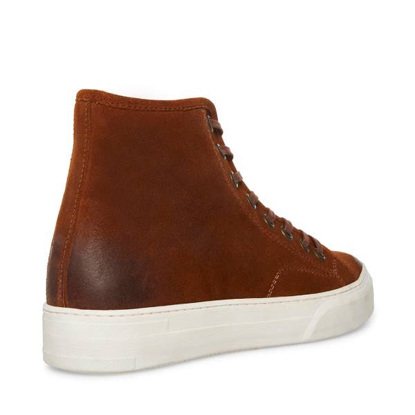 Steve Madden Forte Cognac Süet Spor Ayakkabı Erkek Kahverengi | SM-928GR