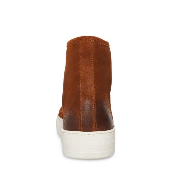 Steve Madden Forte Cognac Süet Spor Ayakkabı Erkek Kahverengi | SM-928GR