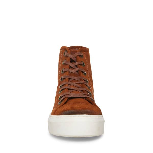 Steve Madden Forte Cognac Süet Spor Ayakkabı Erkek Kahverengi | SM-928GR