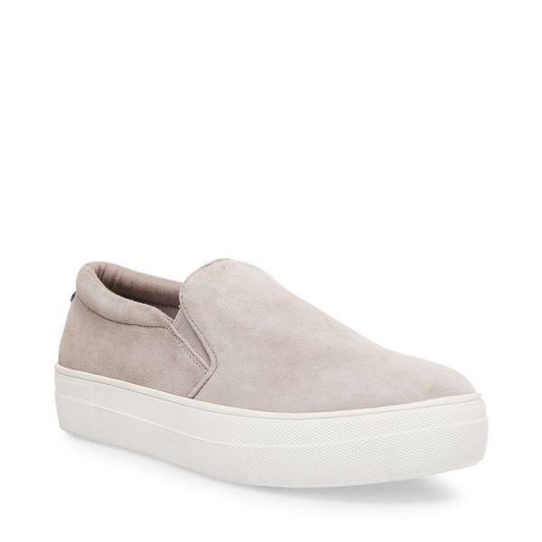 Steve Madden Gills Süet Spor Ayakkabı Kadın Gri | SM-364JY