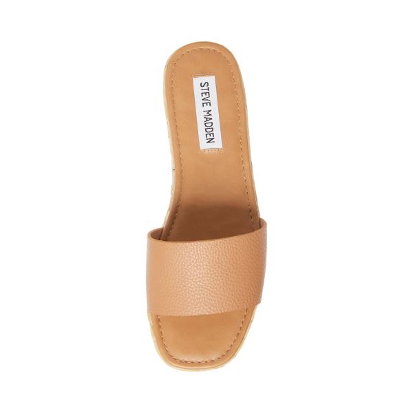 Steve Madden Gloriana Tan Sandalet Kadın Kahverengi | SM-985CH