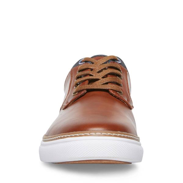 Steve Madden Gully Tan Deri Spor Ayakkabı Erkek Kahverengi | SM-509TF