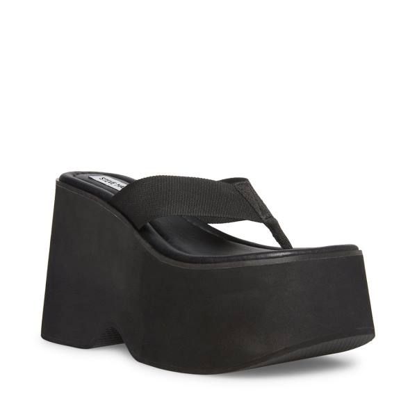 Steve Madden Gwen Sandalet Kadın Siyah | SM-375MH