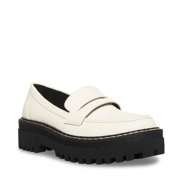 Steve Madden Haazel Ivory Loafer Ayakkabı Kadın Beyaz | SM-013AI