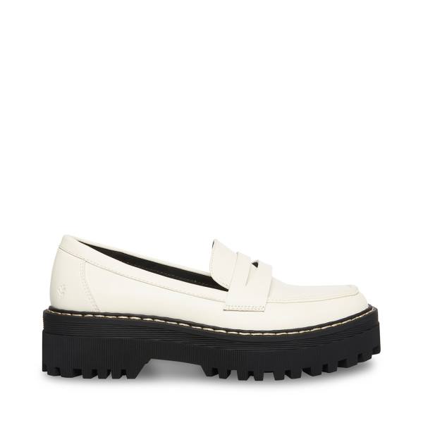 Steve Madden Haazel Ivory Loafer Ayakkabı Kadın Beyaz | SM-013AI