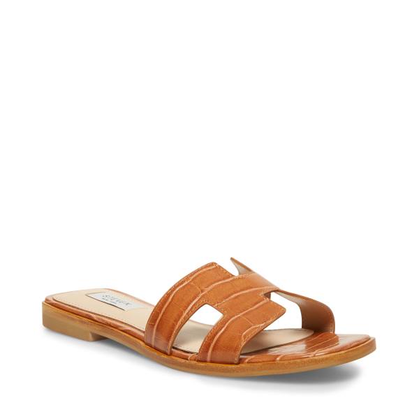 Steve Madden Hadyn Cognac Sandalet Kadın Kahverengi Renkli | SM-209LX