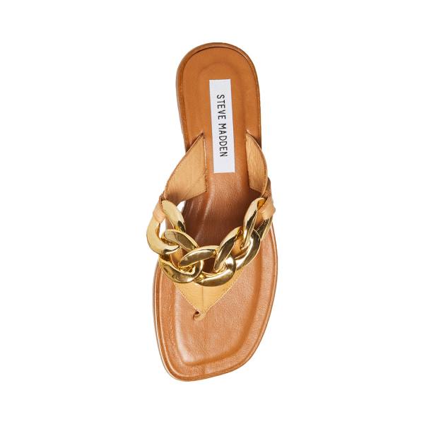 Steve Madden Hazel Tan Sandalet Kadın Kahverengi | SM-271HK