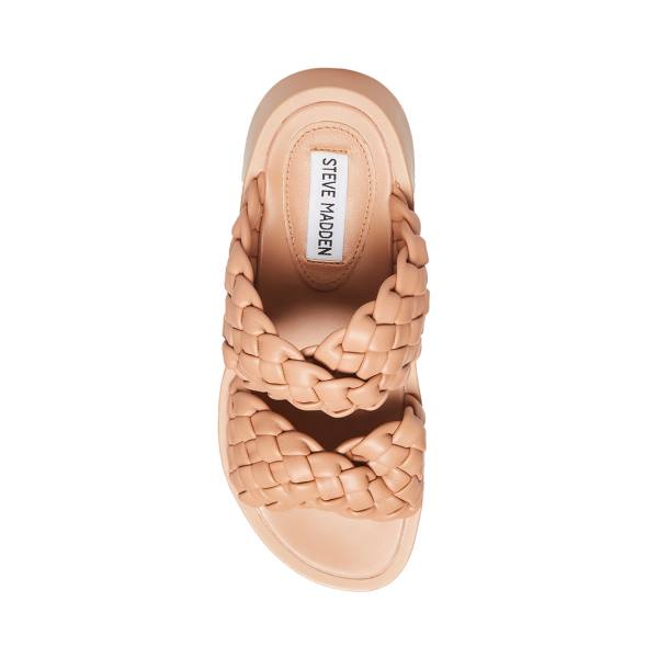 Steve Madden Helsa Blush Sandalet Kadın Pembe | SM-581WR