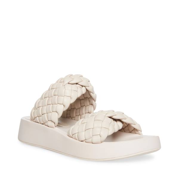 Steve Madden Helsa Bone Sandalet Kadın Bej Rengi | SM-365RG