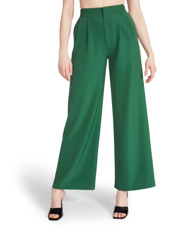 Steve Madden High Waisted Trouser Pantolon Kadın Yeşil | SM-382QM